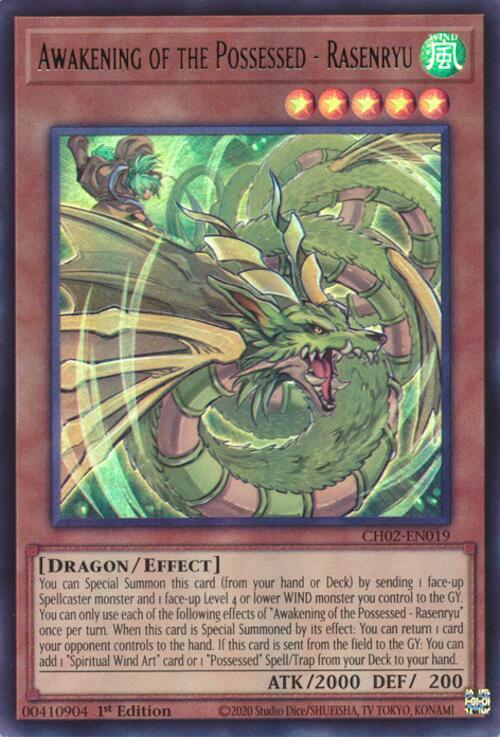 Awakening of the Possessed - Rasenryu [CH02-EN019] Ultra Rare | Cracking-Singles