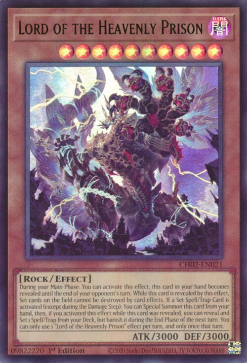 Lord of the Heavenly Prison [CH02-EN021] Ultra Rare | Cracking-Singles
