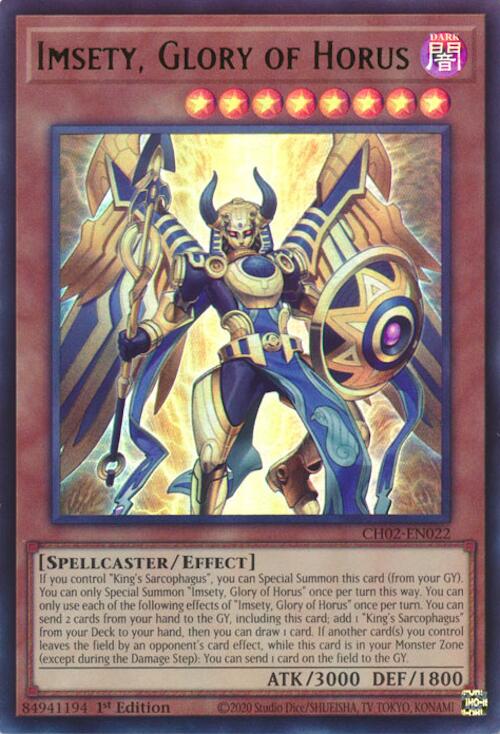 Imsety, Glory of Horus [CH02-EN022] Ultra Rare | Cracking-Singles