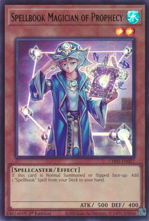 Spellbook Magician of Prophecy [CH02-EN027] Ultra Rare | Cracking-Singles