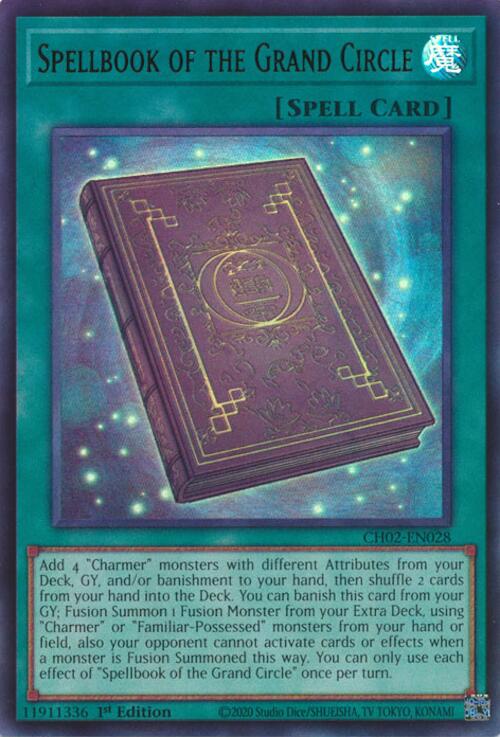 Spellbook of the Grand Circle (Ultra Rare) [CH02-EN028] Ultra Rare | Cracking-Singles