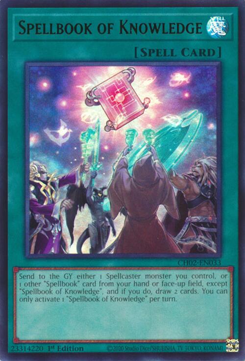 Spellbook of Knowledge [CH02-EN033] Ultra Rare | Cracking-Singles