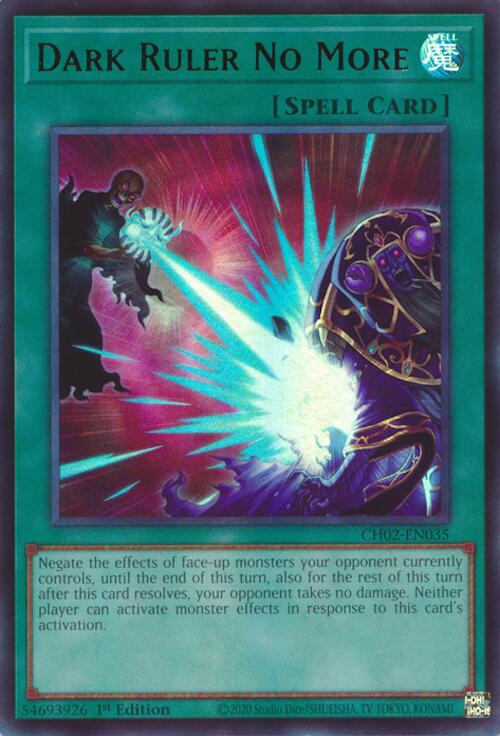 Dark Ruler No More [CH02-EN035] Ultra Rare | Cracking-Singles