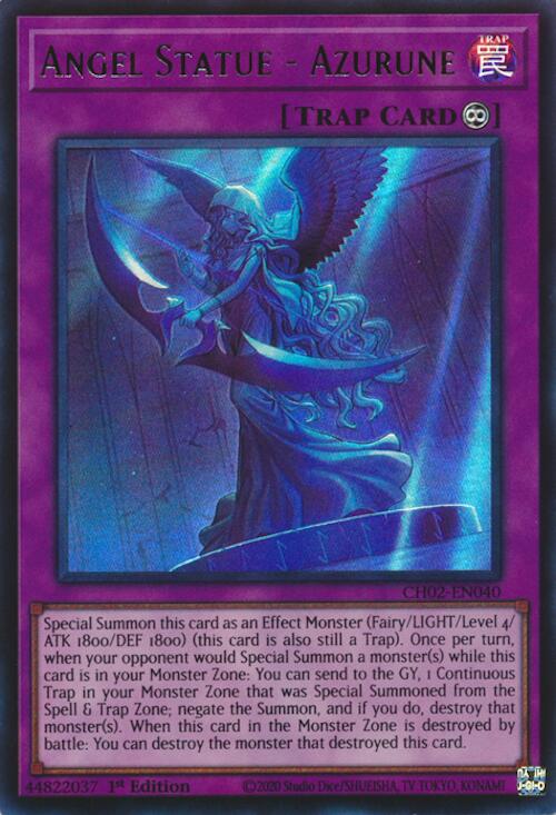 Angel Statue - Azurune [CH02-EN040] Ultra Rare | Cracking-Singles
