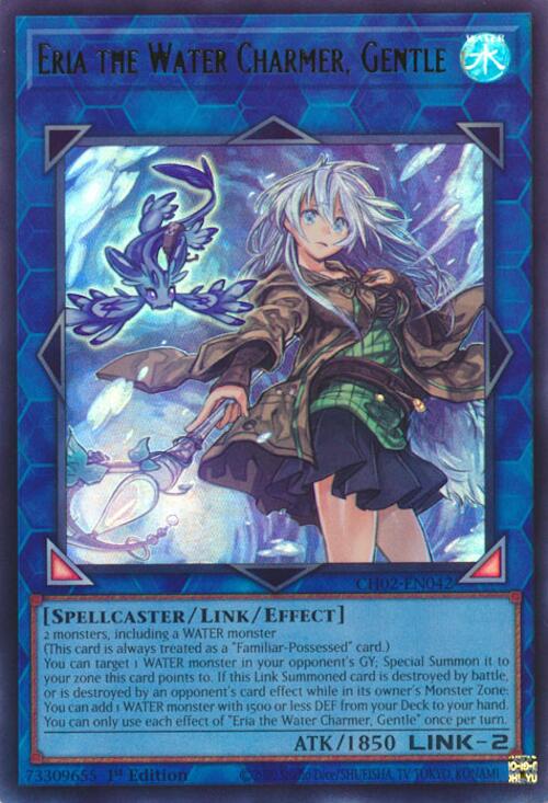 Eria the Water Charmer, Gentle [CH02-EN042] Ultra Rare | Cracking-Singles