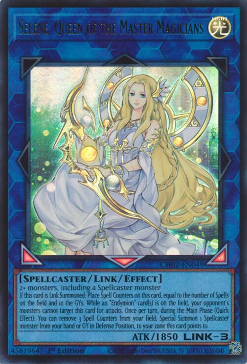 Selene, Queen of the Master Magicians [CH02-EN049] Ultra Rare | Cracking-Singles