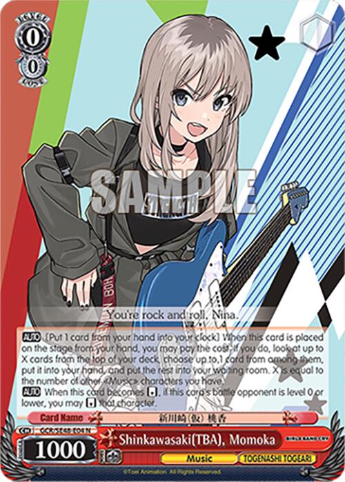 Shinkawasaki(TBA), Momoka (GCR/SE48-E04 N) [Girls Band Cry Premium Booster] | Cracking-Singles
