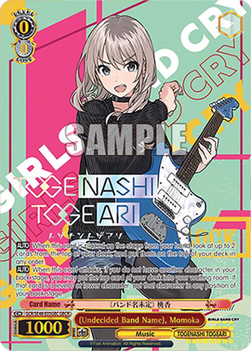 (Undecided Band Name), Momoka (GCR/SE48-E05GBC GBCR) [Girls Band Cry Premium Booster] | Cracking-Singles