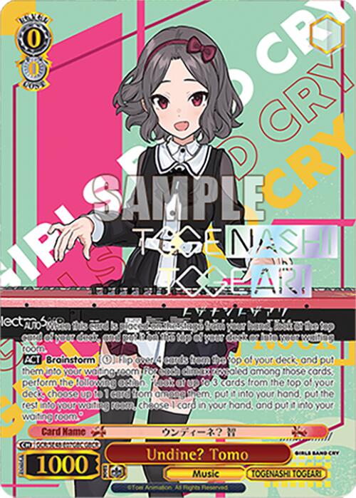 Undine? Tomo (GCR/SE48-E07GBC GBCR) [Girls Band Cry Premium Booster] | Cracking-Singles