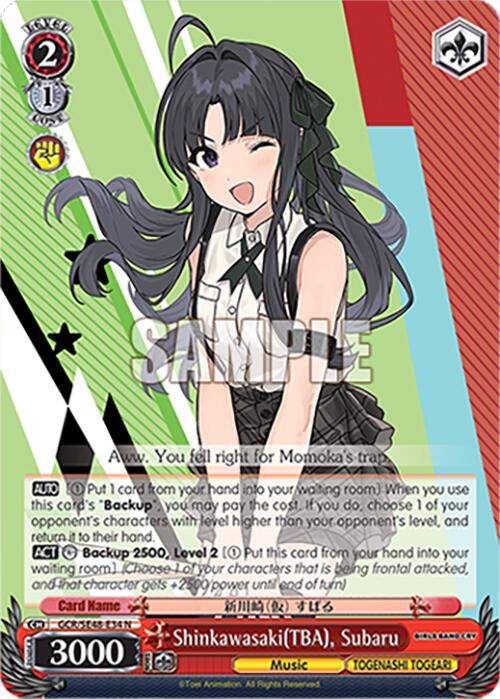 Shinkawasaki(TBA), Subaru (GCR/SE48-E34 N) [Girls Band Cry Premium Booster] | Cracking-Singles