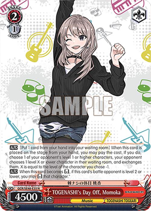 TOGENASHI's Day Off, Momoka (GCR/SE48-E35 N) [Girls Band Cry Premium Booster] | Cracking-Singles