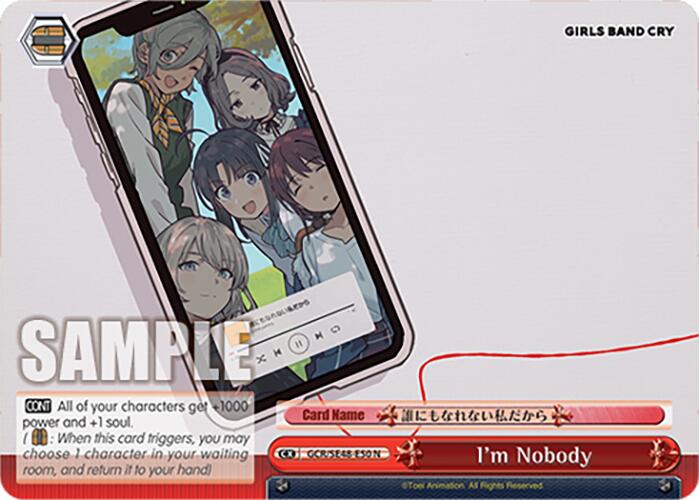 I'm Nobody (GCR/SE48-E50 N) [Girls Band Cry Premium Booster] | Cracking-Singles