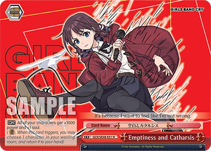 Emptiness and Catharsis (GCR/SE48-E51 N) [Girls Band Cry Premium Booster] | Cracking-Singles