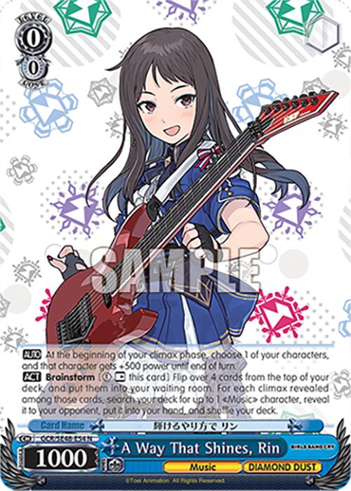 A Way That Shines, Rin (GCR/SE48-E54 N) [Girls Band Cry Premium Booster] | Cracking-Singles
