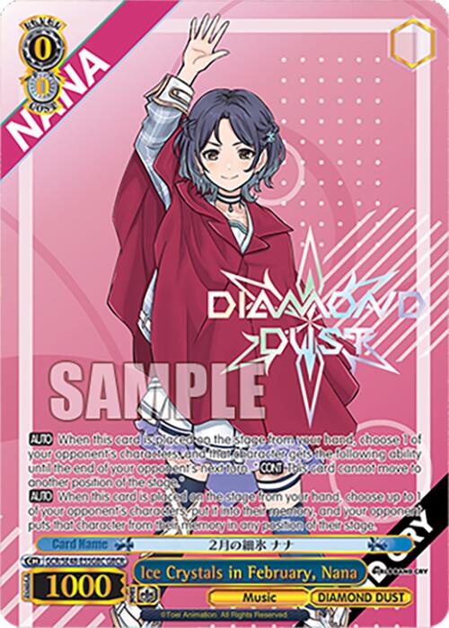 Ice Crystals in February, Nana (GCR/SE48-E55GBC GBCR) [Girls Band Cry Premium Booster] | Cracking-Singles
