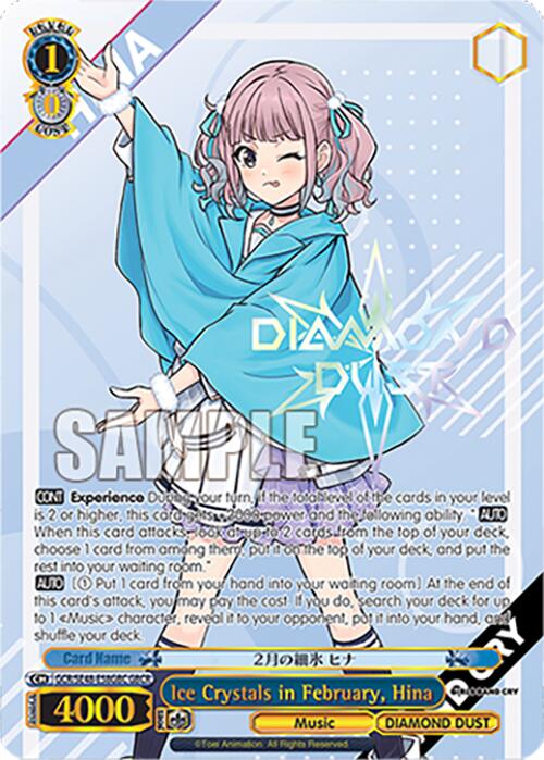 Ice Crystals in February, Hina (GCR/SE48-E58GBC GBCR) [Girls Band Cry Premium Booster] | Cracking-Singles