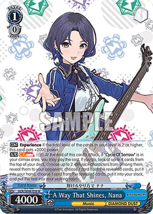 A Way That Shines, Nana (GCR/SE48-E59 N) [Girls Band Cry Premium Booster] | Cracking-Singles