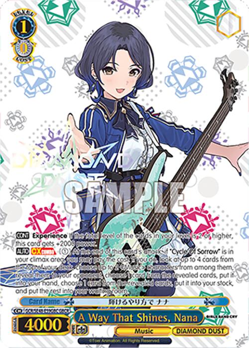 A Way That Shines, Nana (GCR/SE48-E59GBC GBCR) [Girls Band Cry Premium Booster] | Cracking-Singles