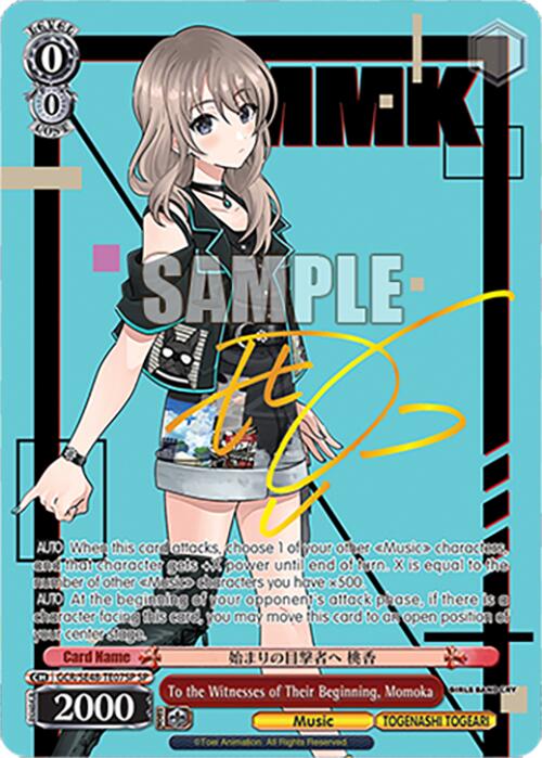 To the Witnesses of Their Beginning, Momoka (GCR/SE48-TE07SP SP) [Girls Band Cry Premium Booster] | Cracking-Singles