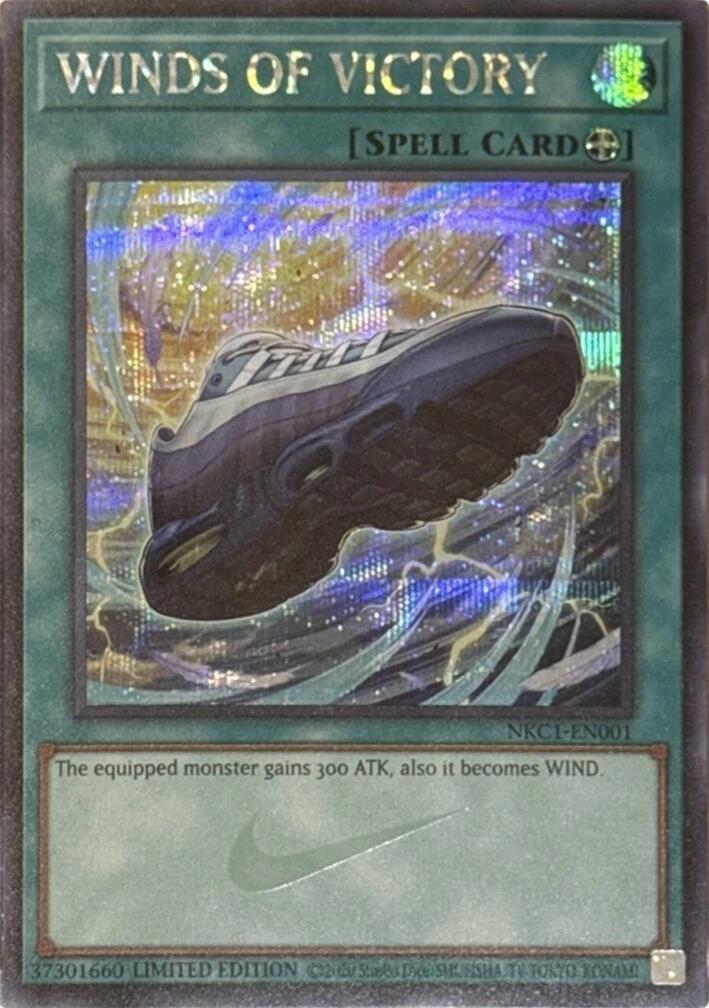 Winds of Victory [NKC1-EN001] Prismatic Secret Rare | Cracking-Singles