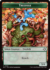 Treefolk // Goblin Double-Sided Token [Lorwyn Eclipsed Tokens] | Cracking-Singles