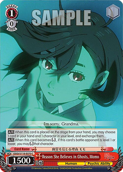Reason She Believes in Ghosts, Momo [DANDADAN] | Cracking-Singles