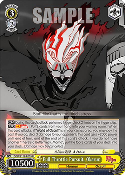 Full Throttle Pursuit, Okarun [DANDADAN] | Cracking-Singles