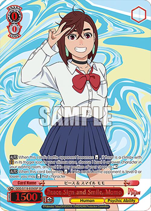 Peace Sign and Smile, Momo [DANDADAN] | Cracking-Singles