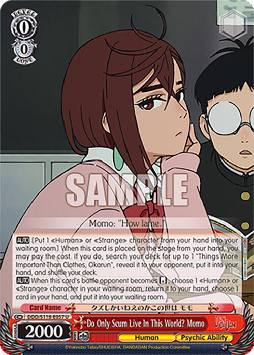 Do Only Scum Live In This World? Momo [DANDADAN] | Cracking-Singles