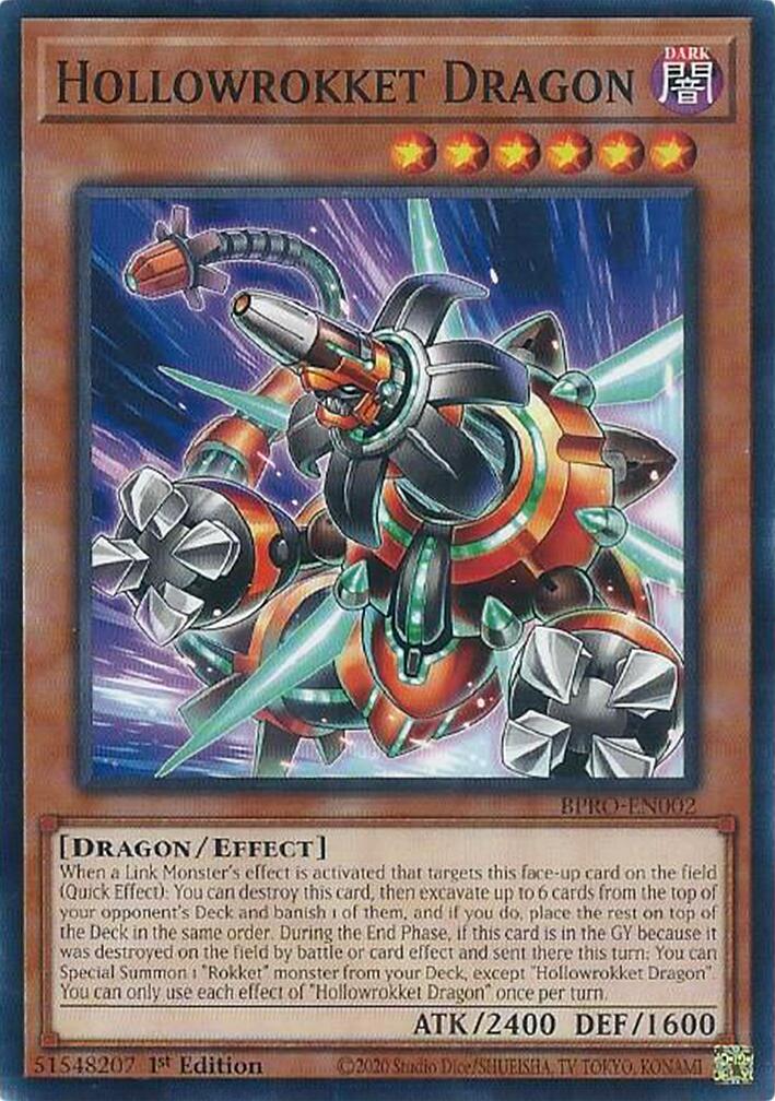 Hollowrokket Dragon [BPRO-EN002] Common | Cracking-Singles