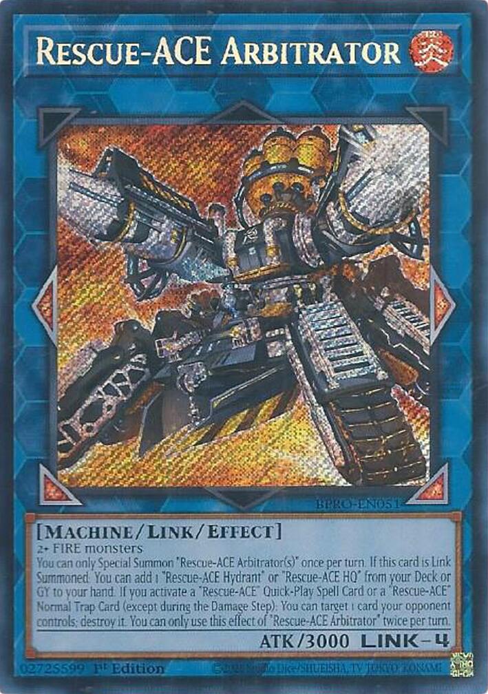 Rescue-ACE Arbitrator [BPRO-EN051] Secret Rare | Cracking-Singles