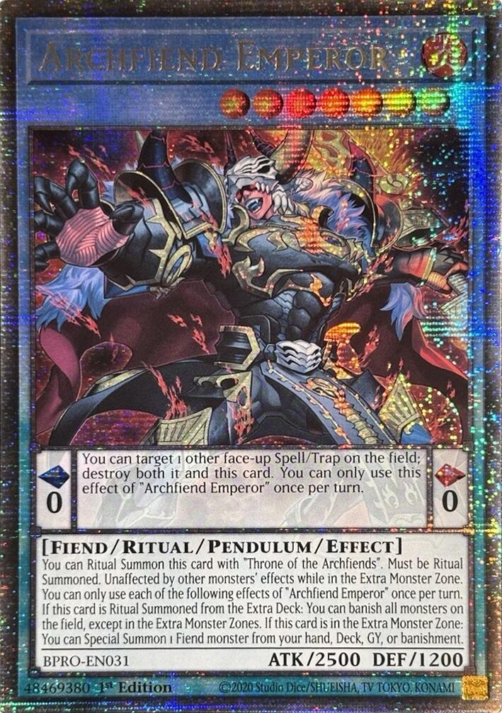 Archfiend Emperor (Starlight Rare) [BPRO-EN031] Starlight Rare | Cracking-Singles