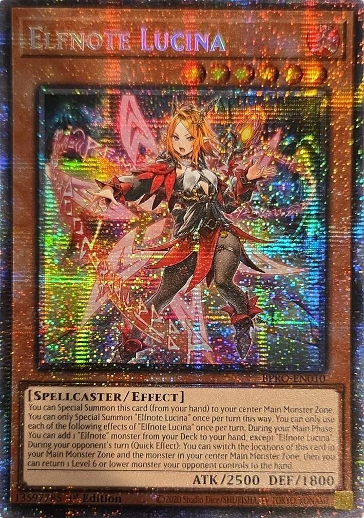 Elfnote Lucina (Starlight Rare) [BPRO-EN010] Starlight Rare | Cracking-Singles