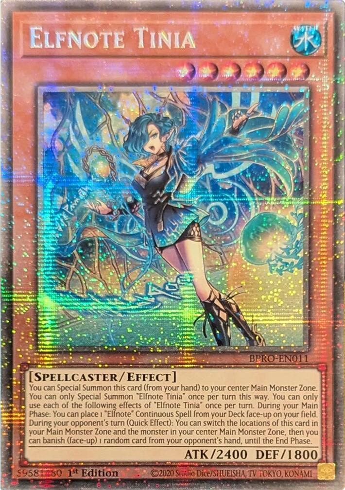 Elfnote Tinia (Starlight Rare) [BPRO-EN011] Starlight Rare | Cracking-Singles