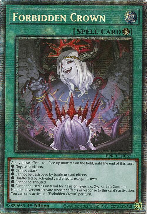 Forbidden Crown (Starlight Rare) [BPRO-EN067] Starlight Rare | Cracking-Singles