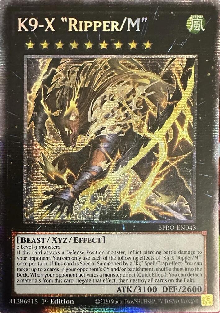 K9-X "Ripper/M" (Starlight Rare) [BPRO-EN043] Starlight Rare | Cracking-Singles