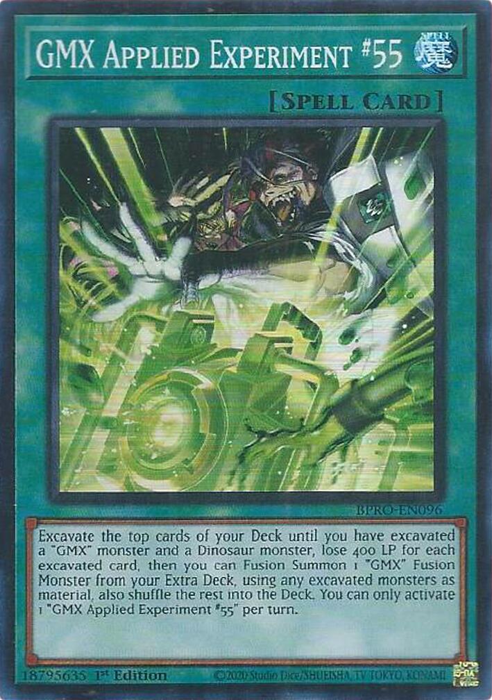 GMX Applied Experiment #55 [BPRO-EN096] Super Rare | Cracking-Singles
