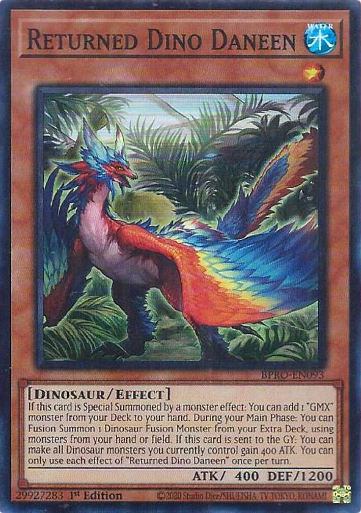 Returned Dino Daneen [BPRO-EN093] Super Rare | Cracking-Singles