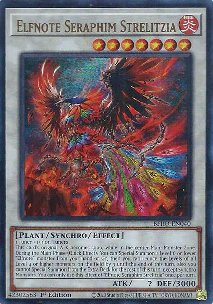 Elfnote Seraphim Strelitzia [BPRO-EN040] Ultra Rare | Cracking-Singles