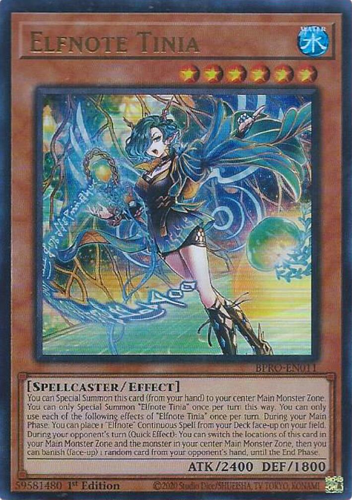 Elfnote Tinia [BPRO-EN011] Ultra Rare | Cracking-Singles