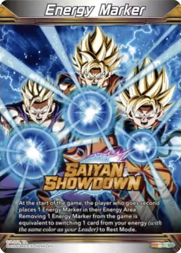 Energy Marker - Saiyan Showdown (M-28) [Fearsome Rivals] | Cracking-Singles