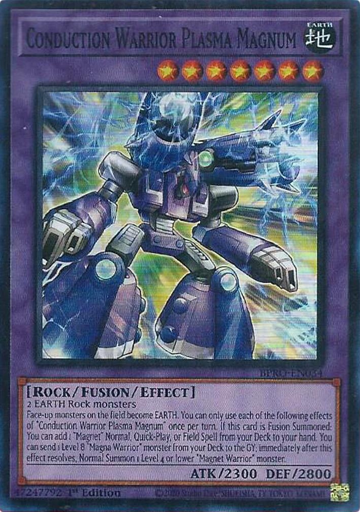 Conduction Warrior Plasma Magnum [BPRO-EN034] Super Rare | Cracking-Singles