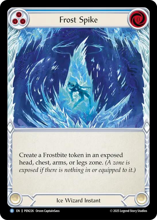 Frost Spike [PEN226] (Compendium of Rathe)  Rainbow Foil | Cracking-Singles
