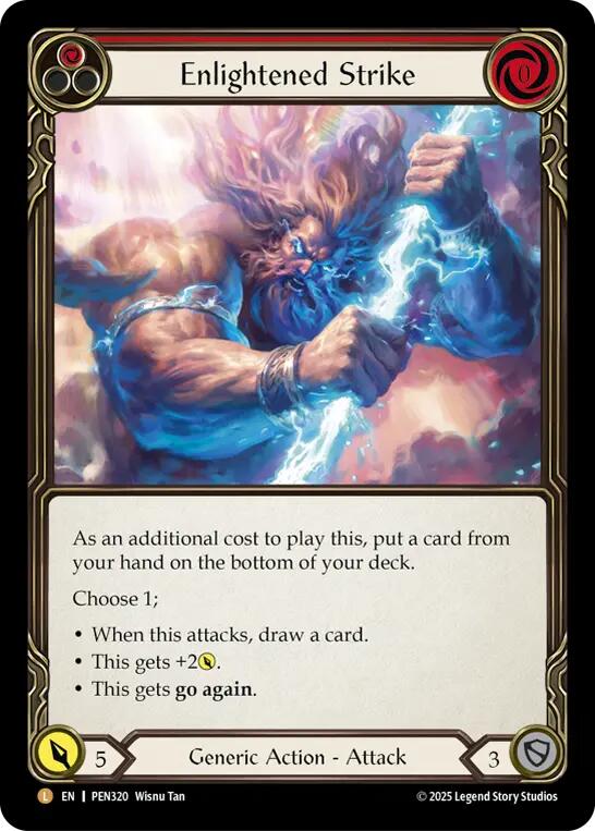 Enlightened Strike [PEN320] (Compendium of Rathe) | Cracking-Singles