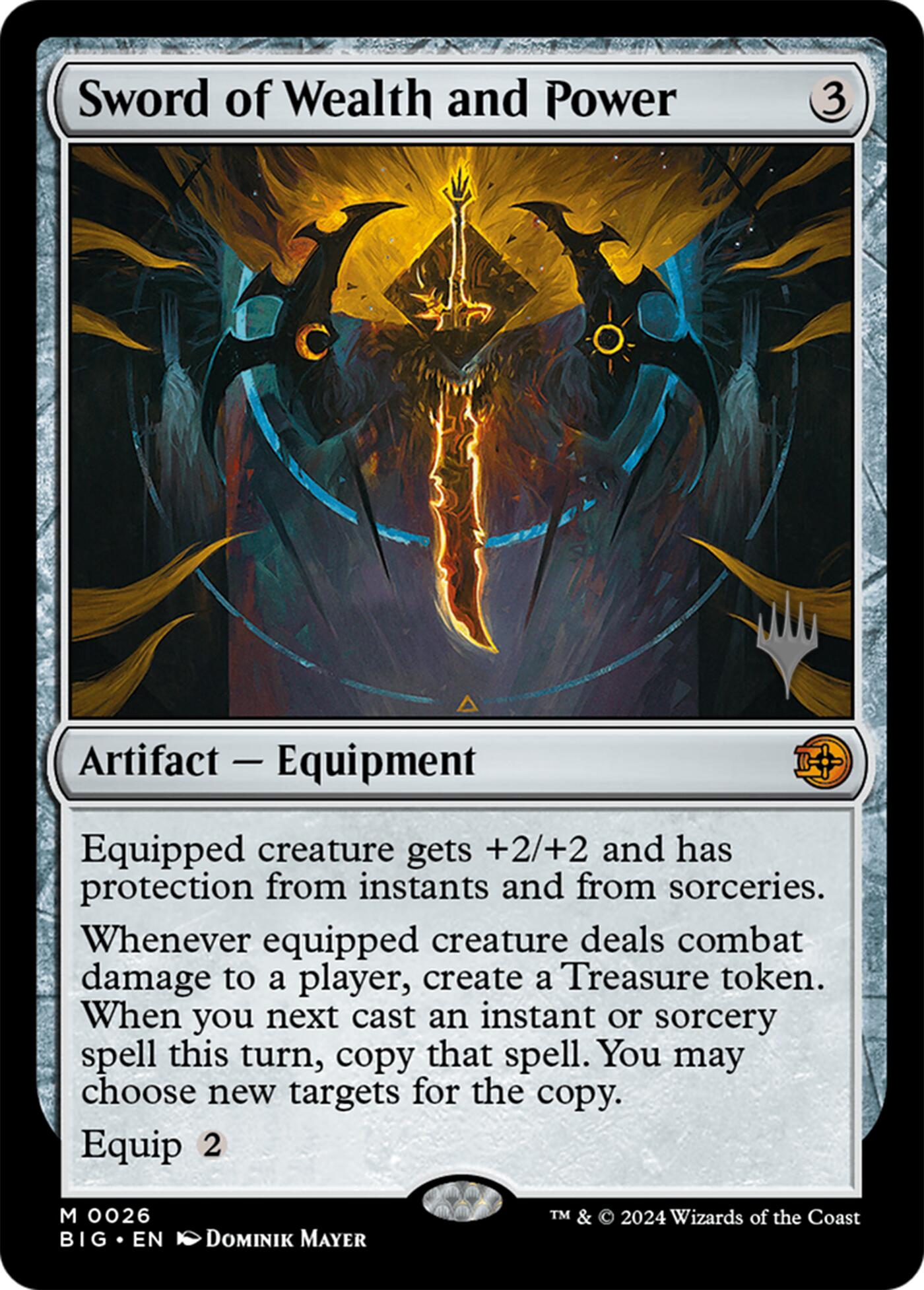 Sword of Wealth and Power [Lorwyn Eclipsed Promos] | Cracking-Singles