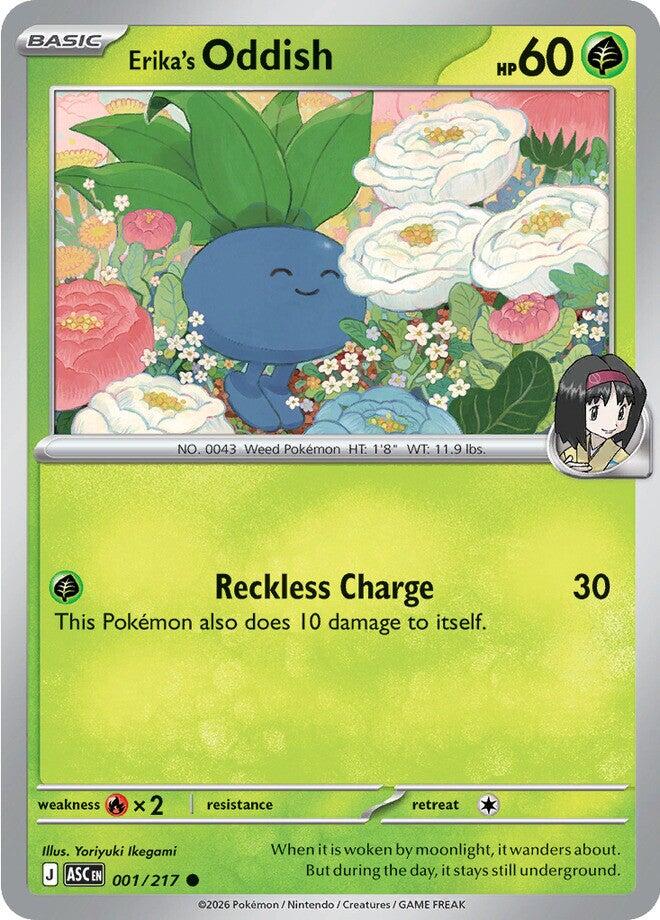Erika's Oddish (001/217) [Mega Evolution: Ascended Heroes] | Cracking-Singles