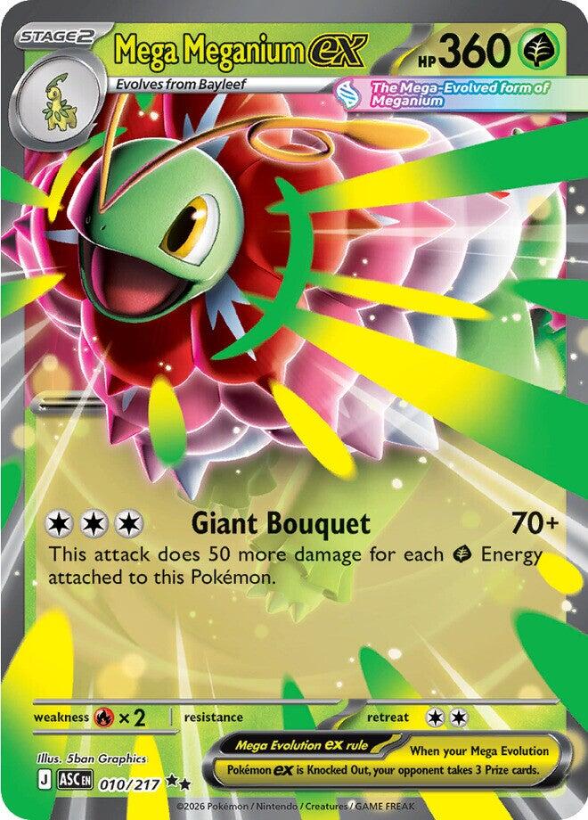 Mega Meganium ex (010/217) [Mega Evolution: Ascended Heroes] | Cracking-Singles