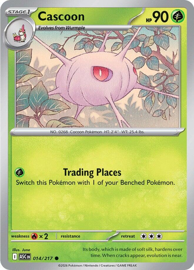 Cascoon (014/217) [Mega Evolution: Ascended Heroes] | Cracking-Singles