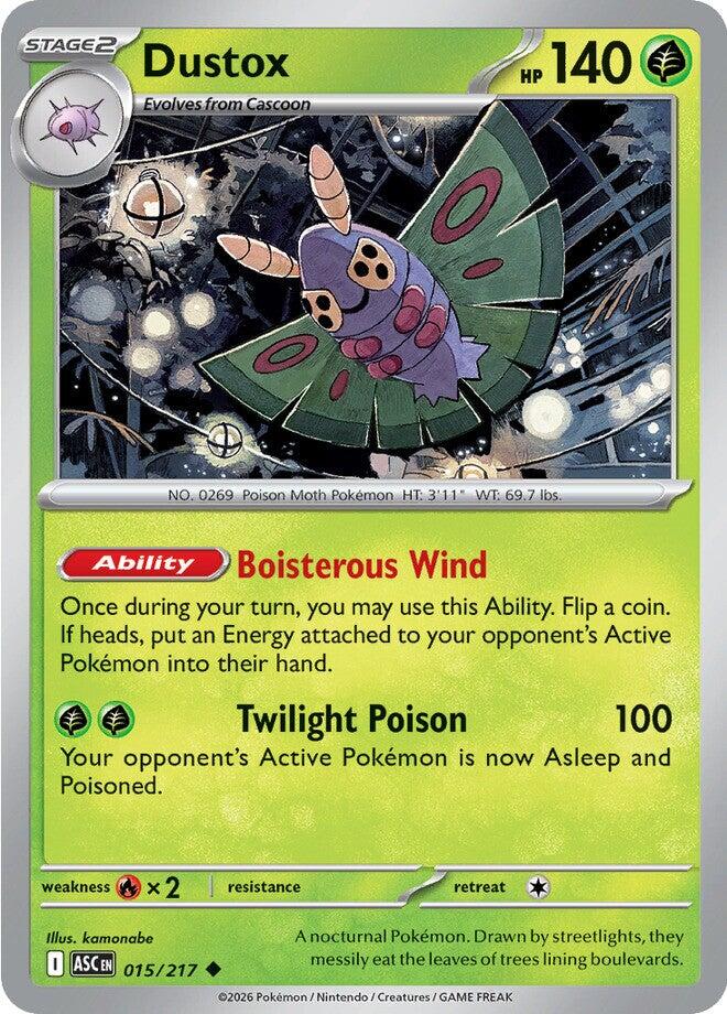 Dustox (015/217) [Mega Evolution: Ascended Heroes] | Cracking-Singles