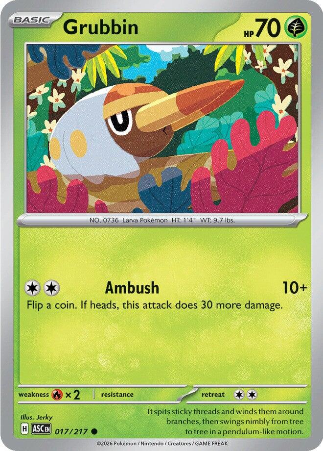 Grubbin (017/217) [Mega Evolution: Ascended Heroes] | Cracking-Singles